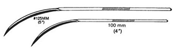Picture of Style 124 - Half-Curved Cutting Edge Post Mortem Suture Needles